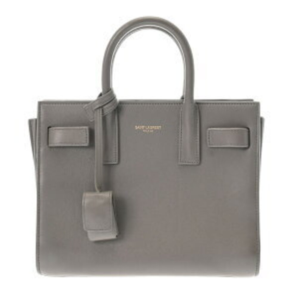 Saint Laurent Sac de Jour Gray Grain Calf Handbag